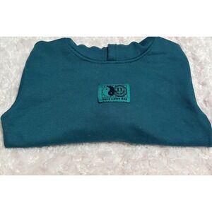 Kids Teal Green Hoodie Sweatshirt with Yin Yang Patch and Kangaroo Pocket Size 6